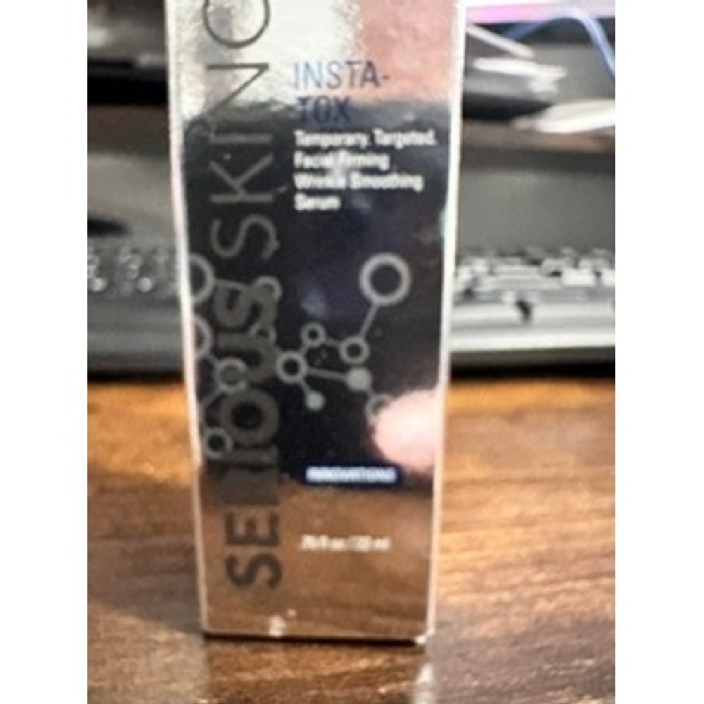 Serious Skincare Insta-Tox Serum Unisex 0.75oz New Sealed Wrinkle Smoothing Tube